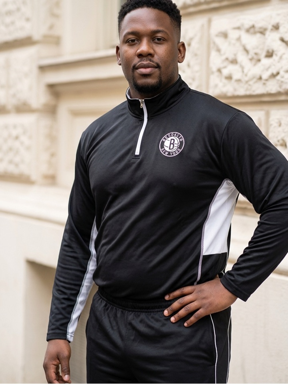 NBA Majestic Brooklyn NY pullover